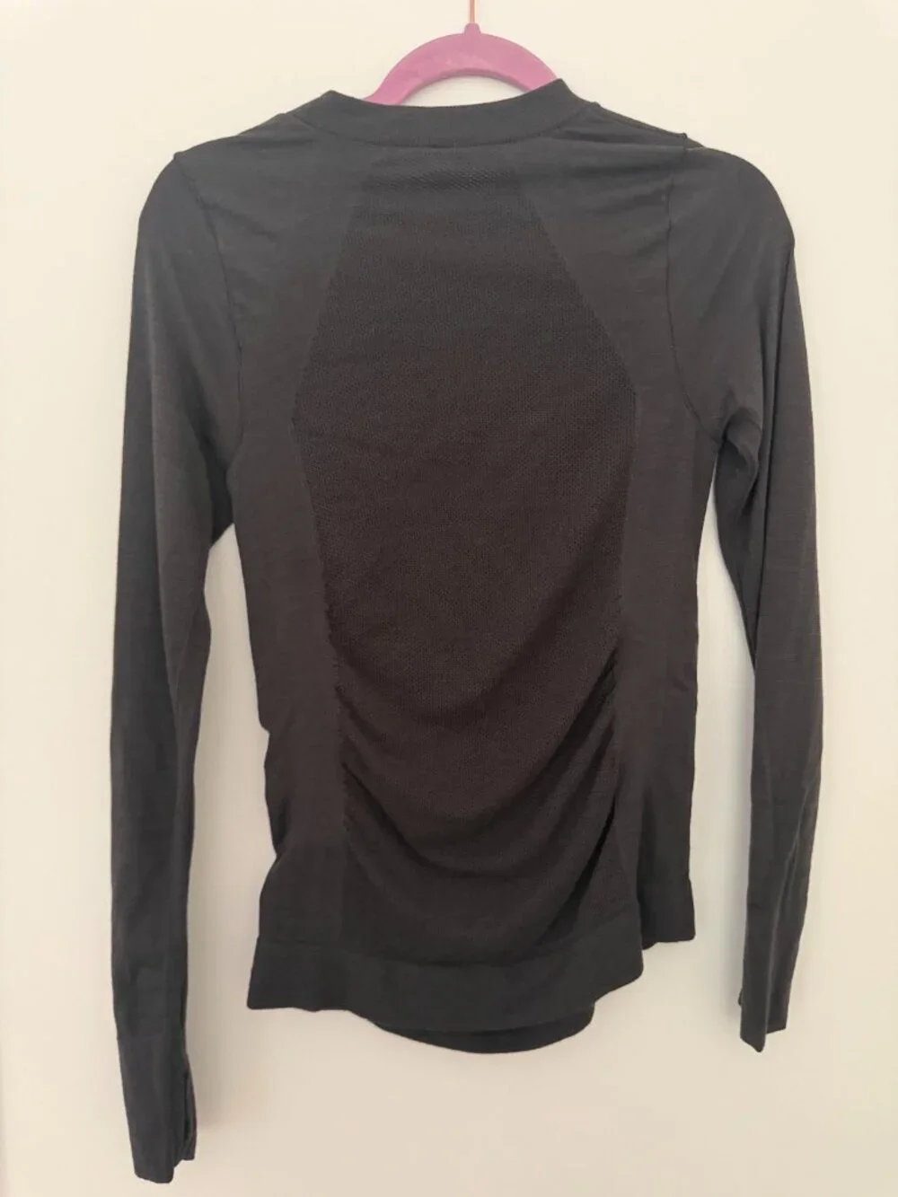 Athleta Foresthill Ascent Top Hiking - Wool Blend - Brown Grey - Medium